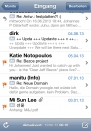 iPhone live: Mail from Jun 19 4:19:45