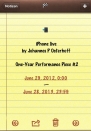 iPhone live: Notizen from Jun 28 21:56:47